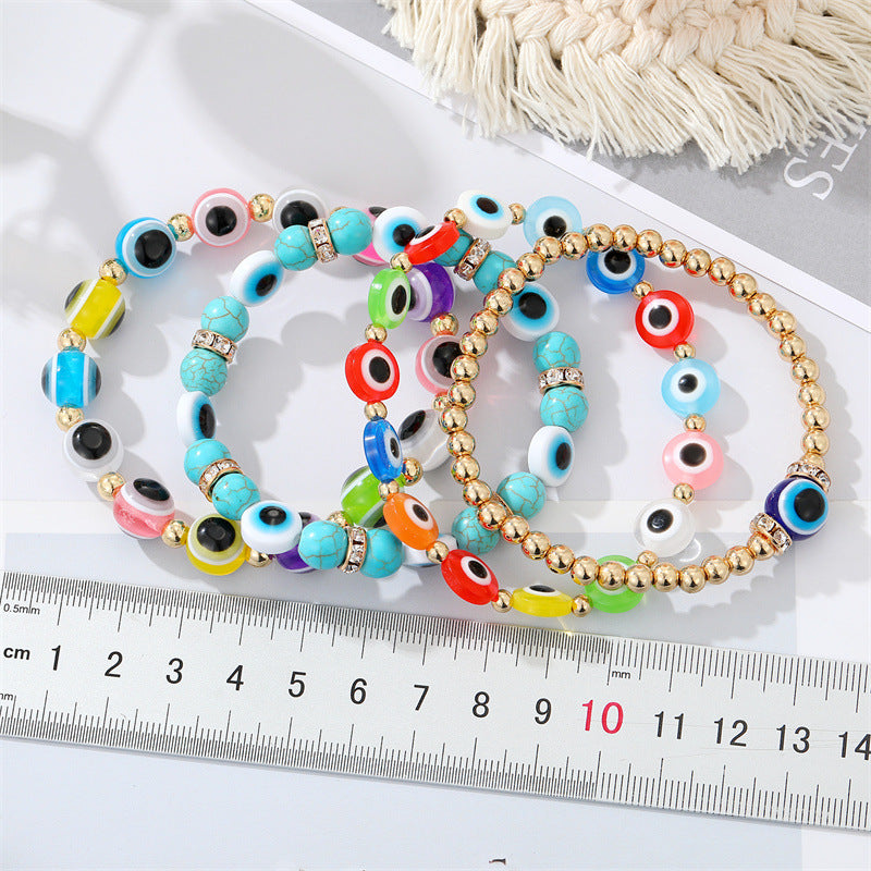 Brazalete de resina de diablo acrílico colorido al por mayor